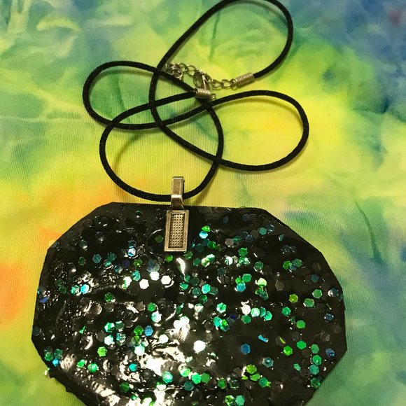 Reversible Exclusive Rare Unique Vintage One of a KInd Handmade Necklace - Picture 4 of 16